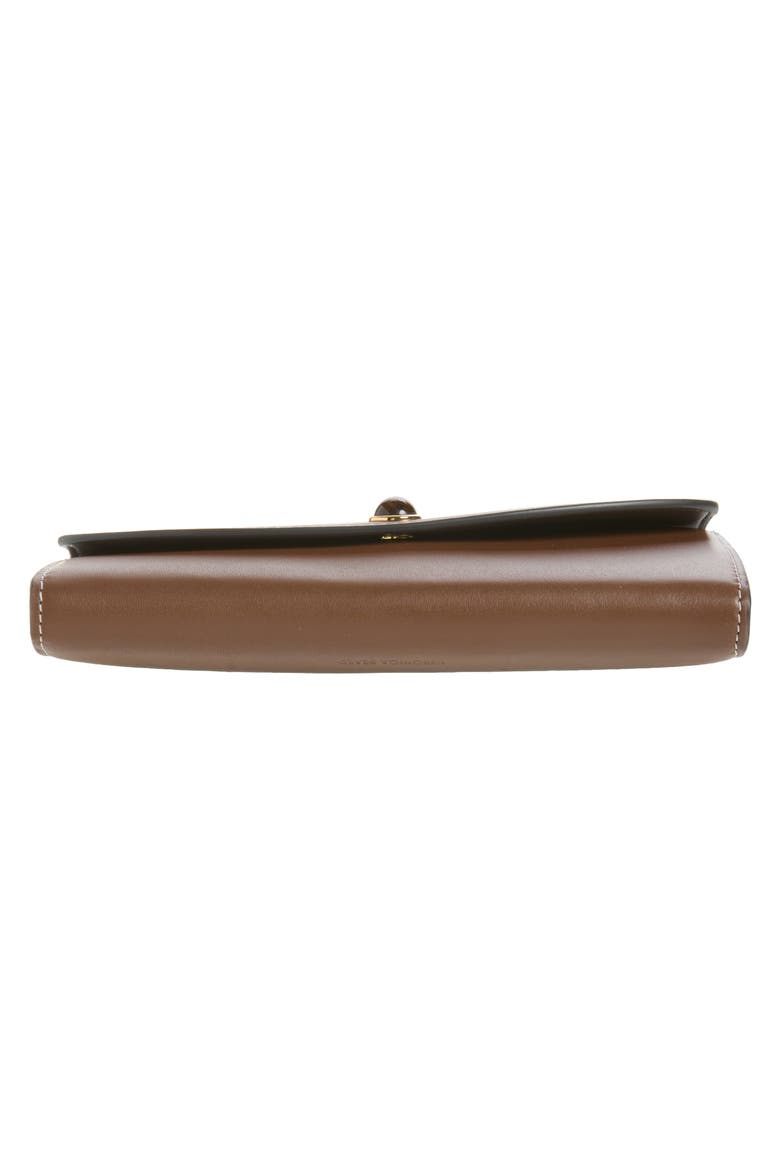 Leather Crossbody Wallet, Alternate, color, WHISKEY