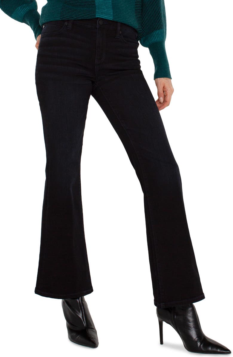 Liverpool Hannah Flare Jeans, Alternate, color, Apollo