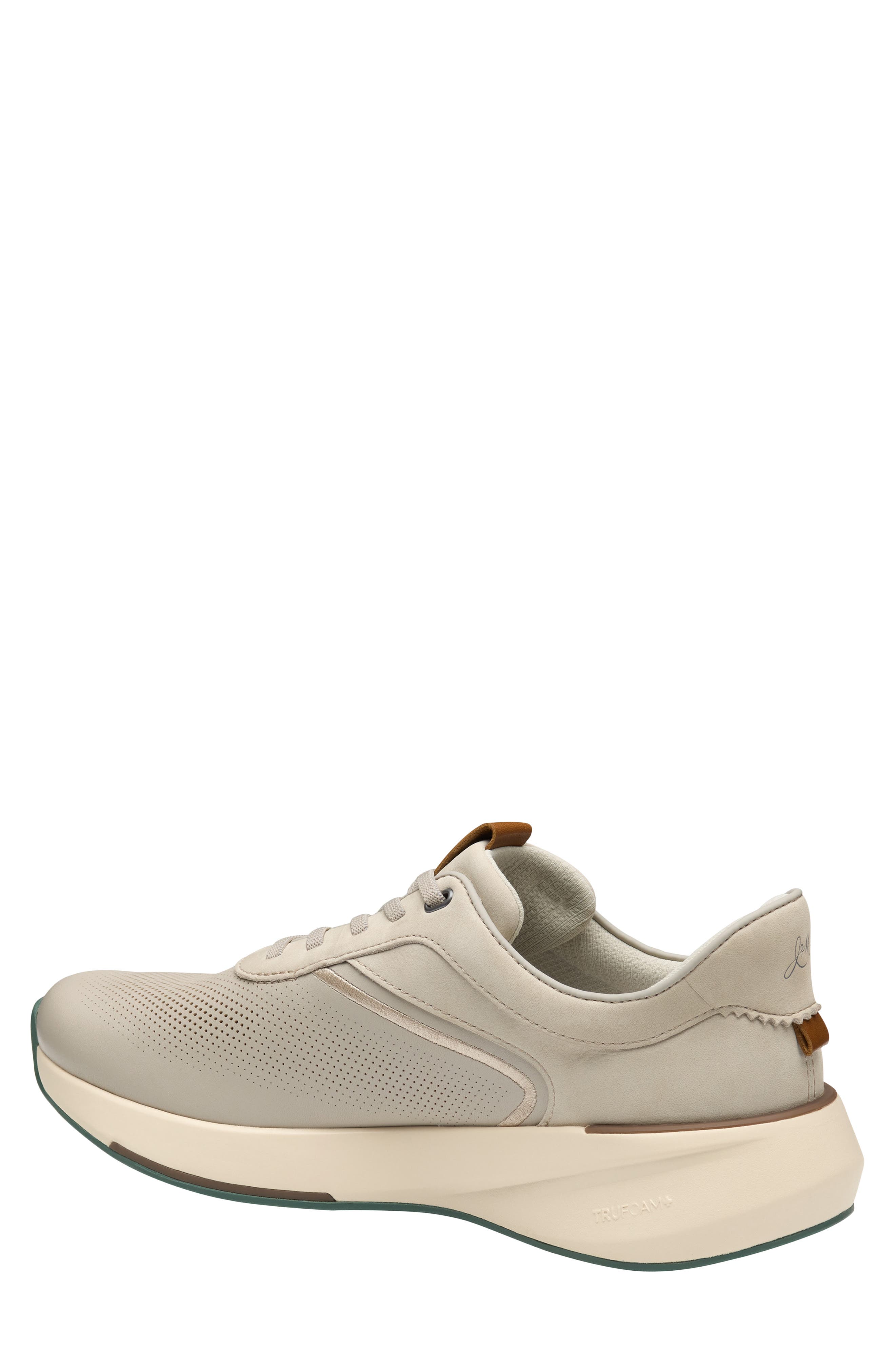 Surge U-Throat Embossed Sneaker, Alternate, color, BEIGE FULL GRAIN/ NUBUCK