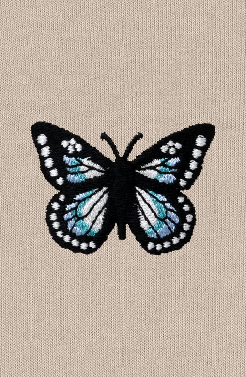 DALIX DALIX BUTTERFLY CROPPED HOODIE 