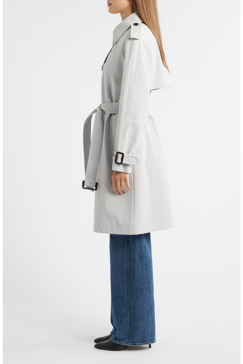 Belted Trench Coat, Alternate, color, STONE