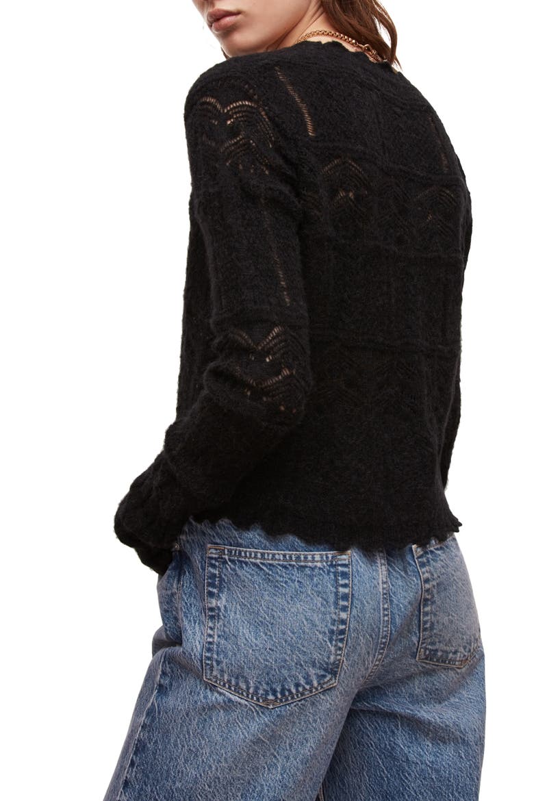 Vanessa Cardigan, Alternate, color, BLACK
