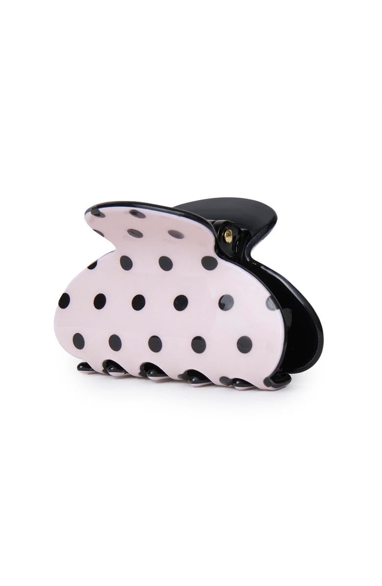 Lele Sadoughi MiniPolka Dot Claw Clip, Alternate, color, Blush 650