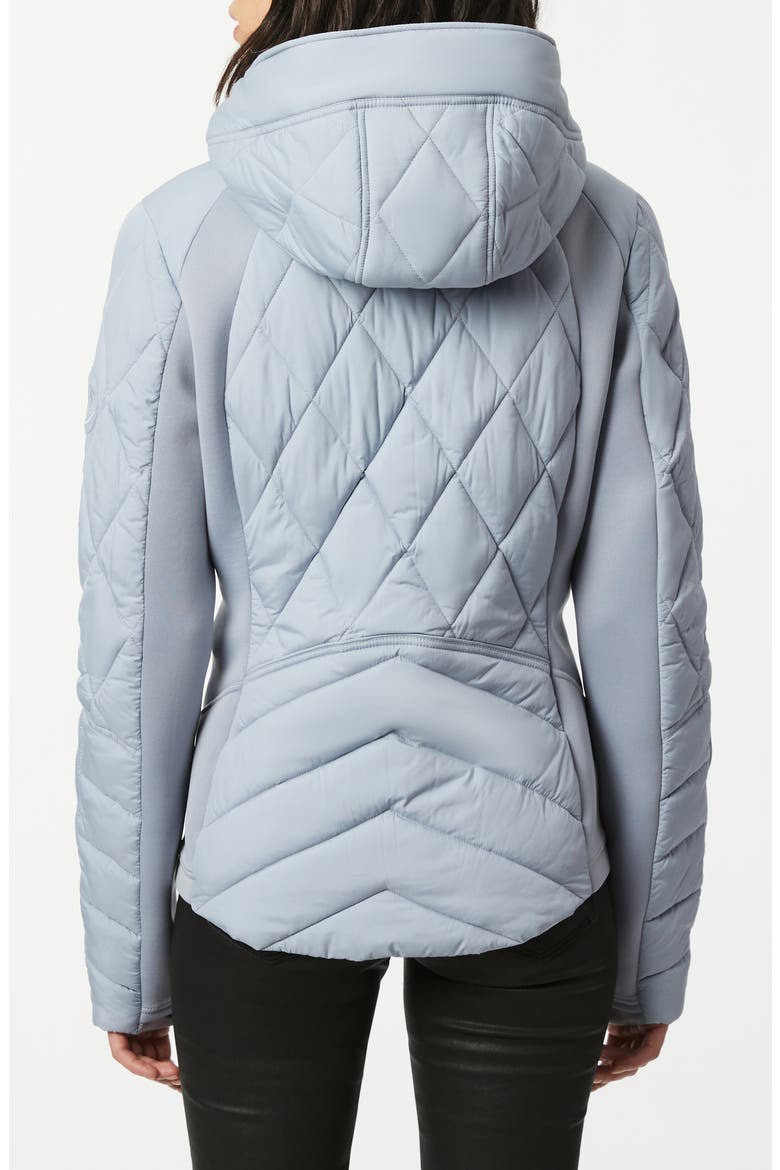 Puffer Jacket with Removable Bib & Hood, Alternate, color, FROST GREY