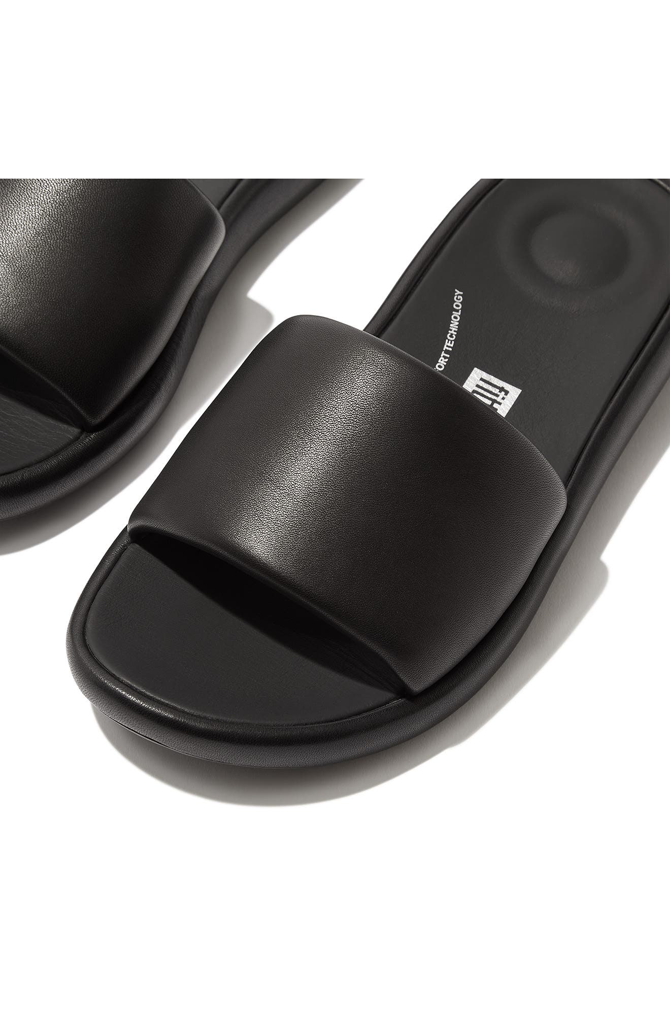 FitFlop iQushion D-Luxe Slide Sandal, Alternate, color, 