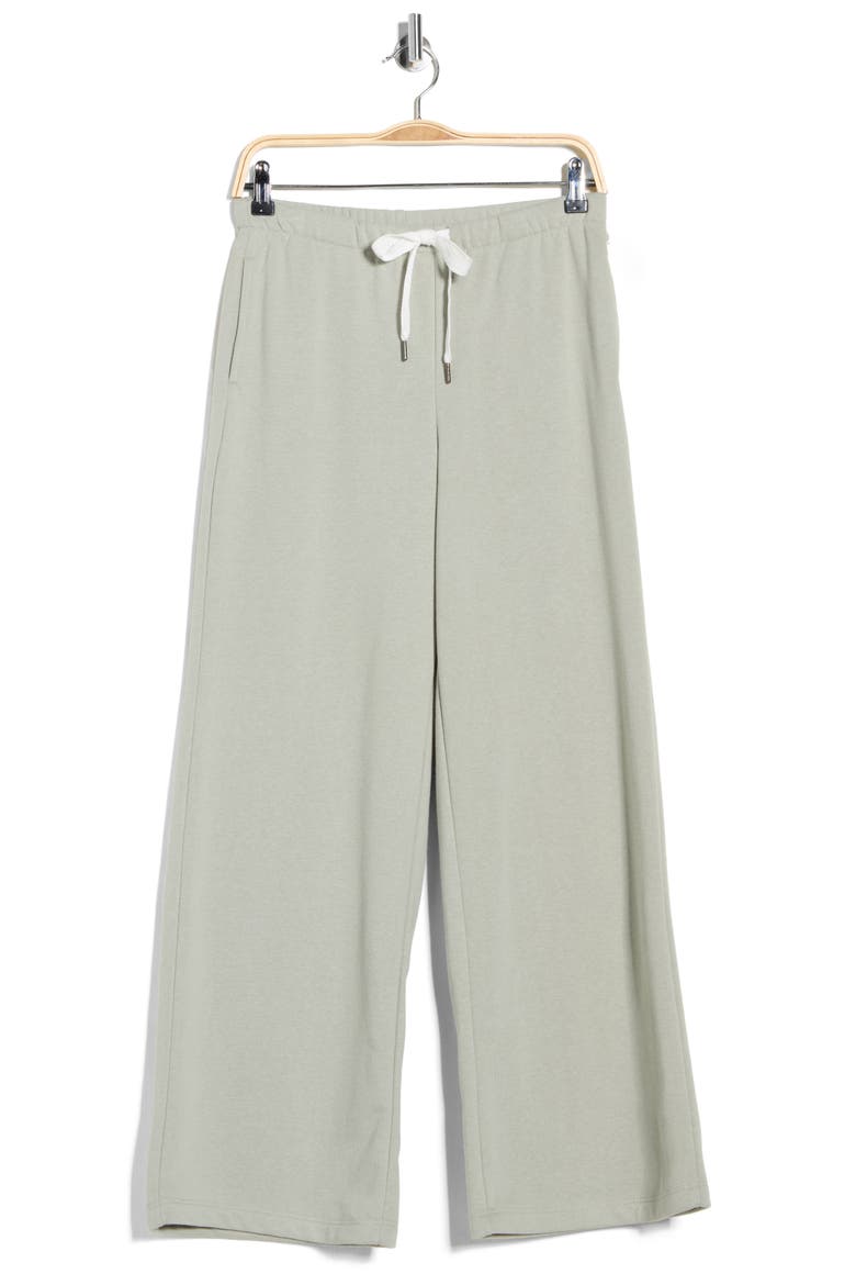 Marley Wide Leg Drawstring Pants, Alternate, color, WROUGHT IRON