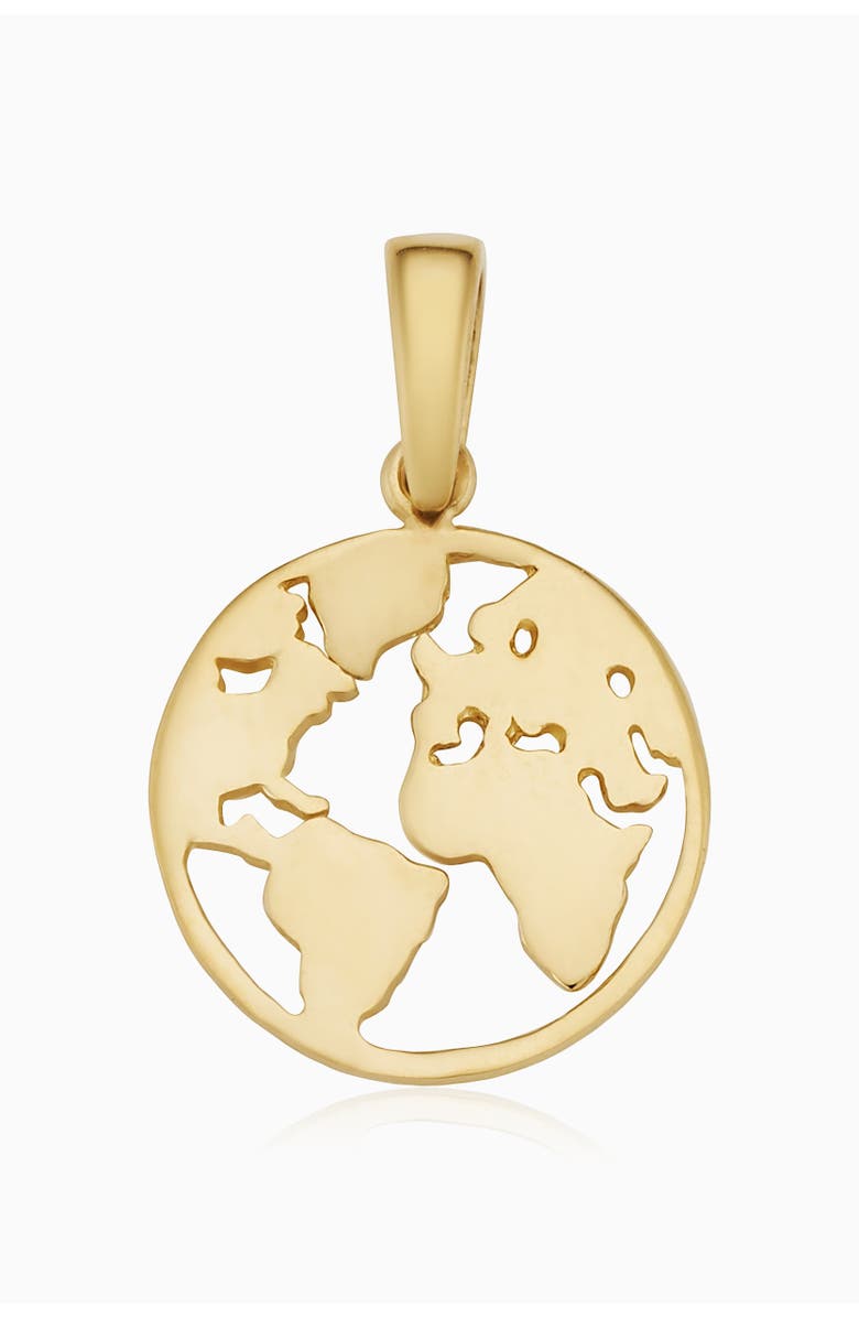 Oradina 14K Yellow Gold Joy to the World Pendant Necklace, Main, color, Yellow Gold