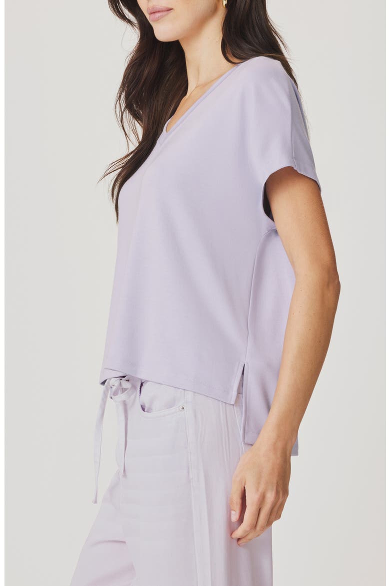 Amaya V-Neck T-Shirt, Alternate, color, LAVENDER