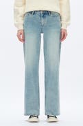 Bayeas Mid Rise Wide Leg Jeans