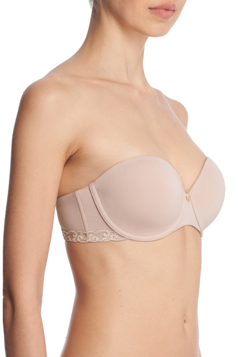 Pure Luxe Strapless Contour Underwire Bra, Alternate, color, ROSE/ PINK