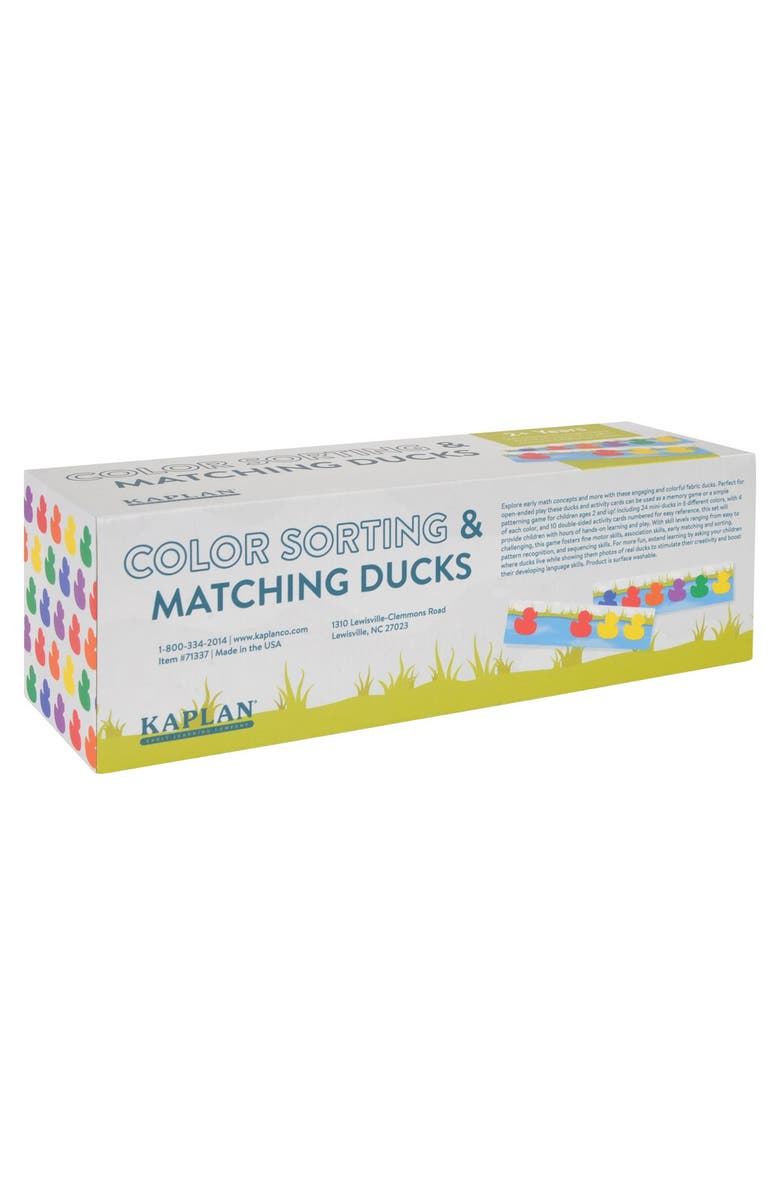Kaplan Early Learning Company Color Sorting and Matching Ducks, Alternate, color, Multicolored