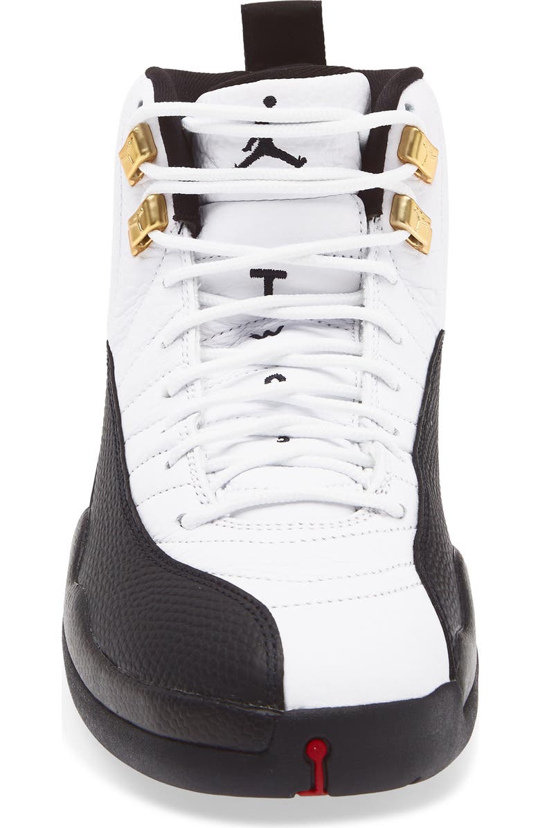 Jordan Air Jordan 12 Retro Basketball Sneaker, Alternate, color, White/ Black/ Taxi