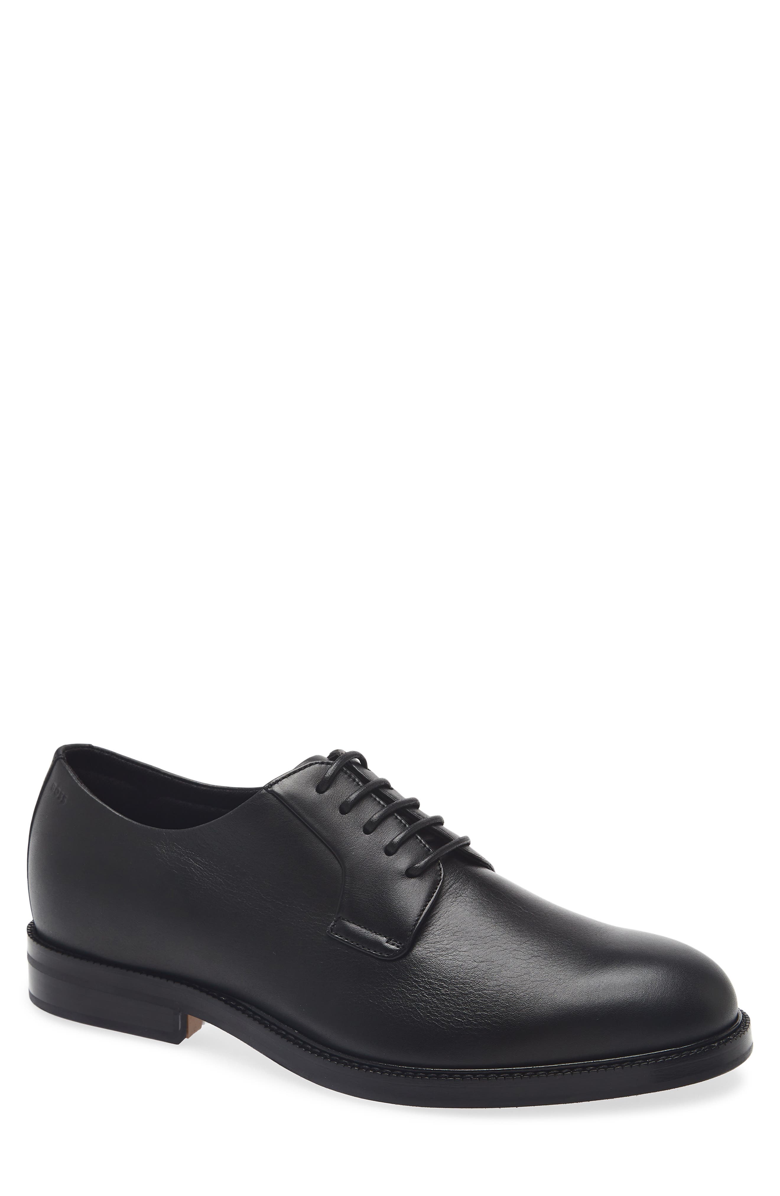 BOSS Dresletic Leather Plain Toe Derby