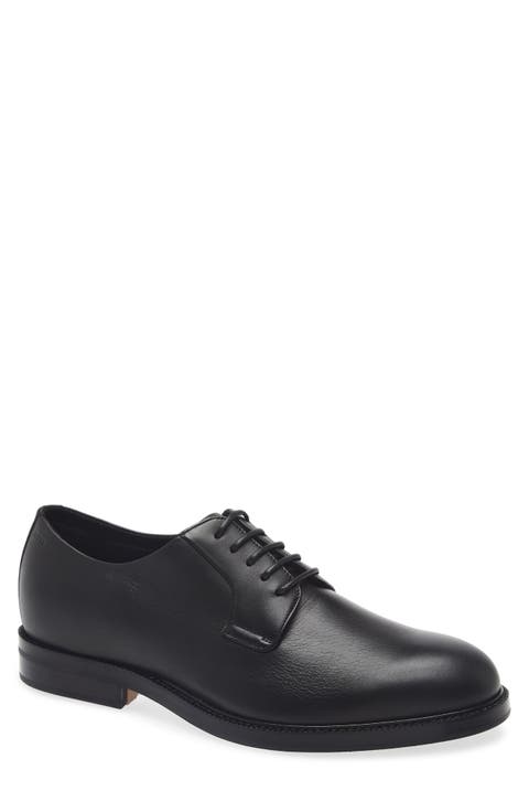 Dresletic Leather Plain Toe Derby (Men)