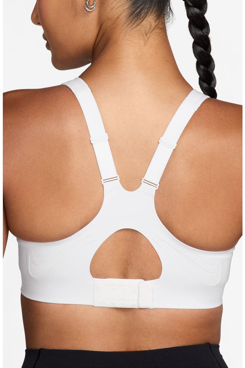 Rival Dri-FIT Sports Bra, Alternate, color, WHITE