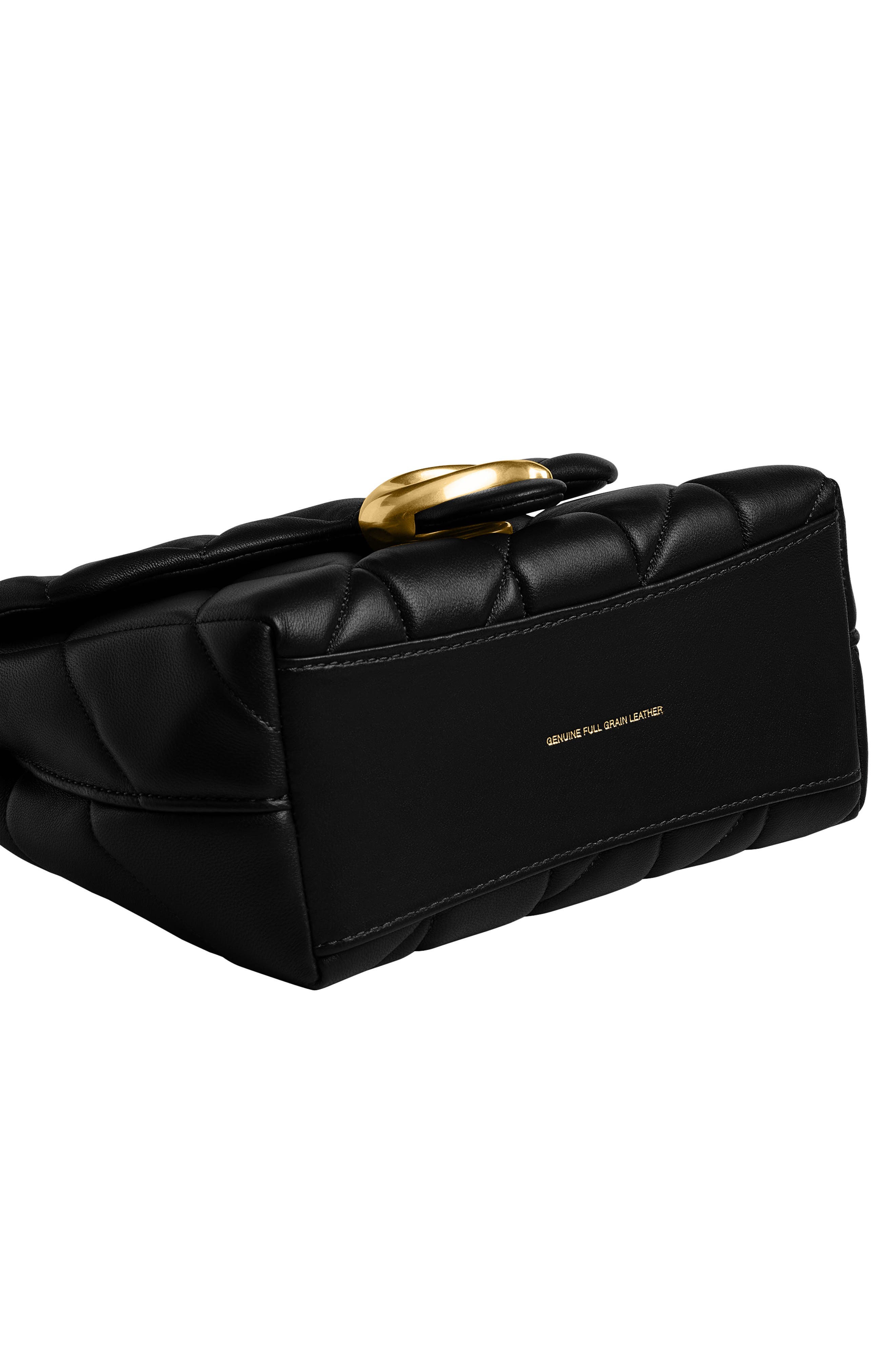 COACH Tabby Quilted Leather Convertible Top Handle Bag, Alternate, color, Black