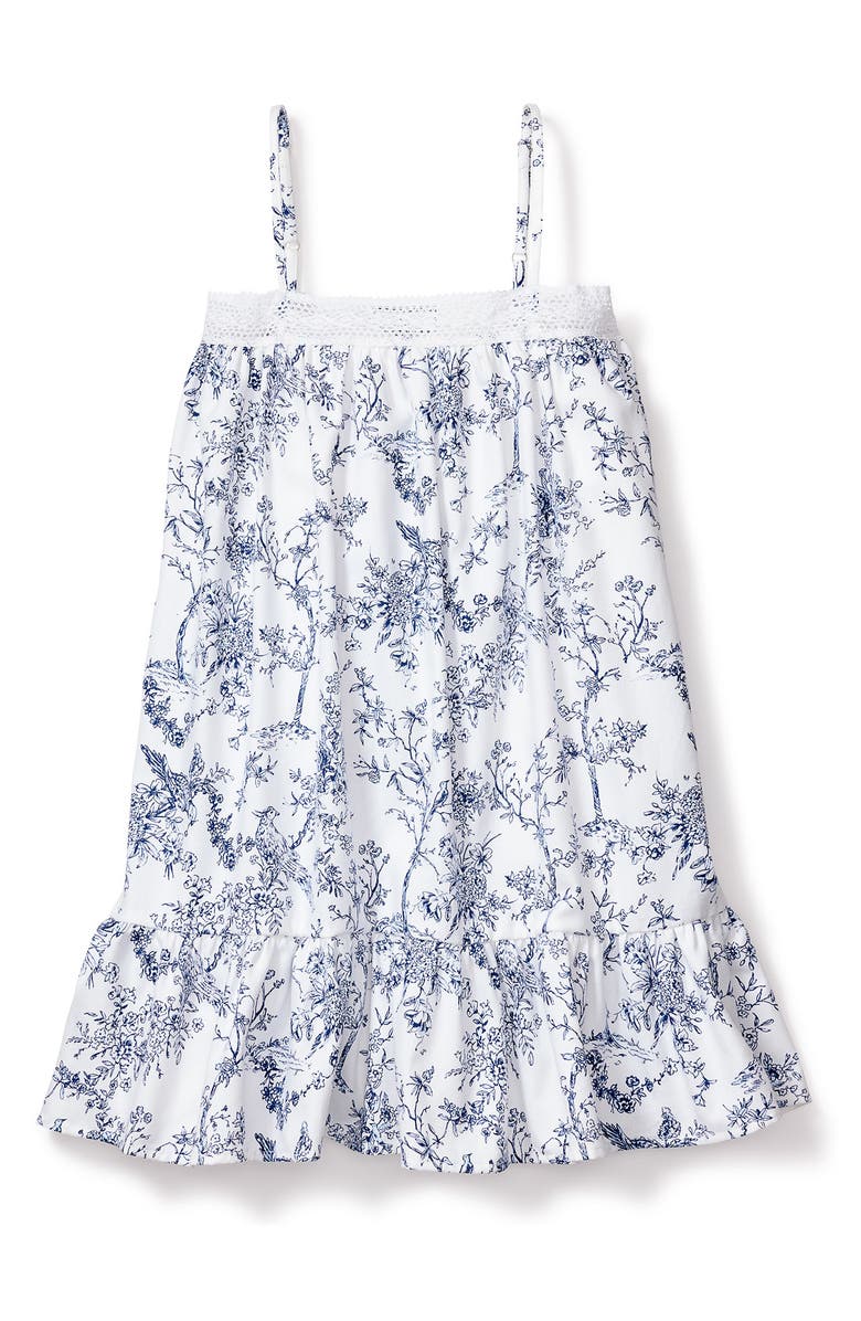 Petite Plume Kids' Timeless Floral Nightgown, Main, color, White
