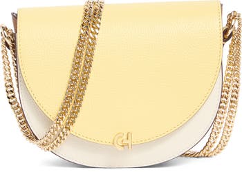 SALE!COLE HAAN♪Evie Chainレザーサドルクロスボディバッグ Cole Haan Evie Chain Leather Saddle Bag | Nordstromrack
