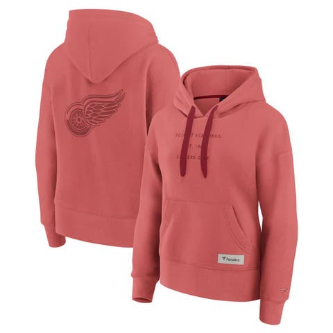 Women
s Fanatics Red Detroit Red Wings Elements Future Ground Subtle Tonal Pullover Hoodie
