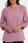 NYDJ Pintuck Top