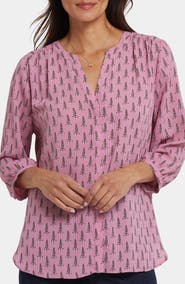 NYDJ Pintuck Top