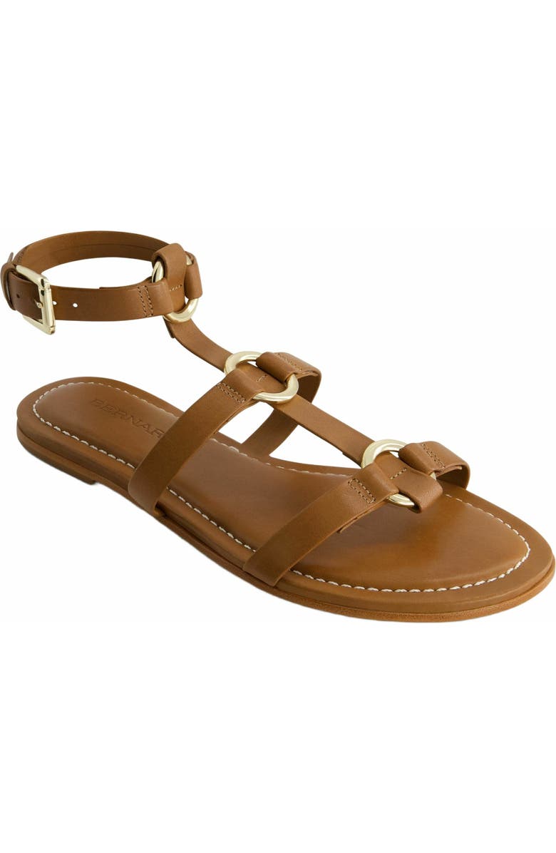 Bernardo Footwear Hera Gladiator Sandal, Alternate, color, Luggage
