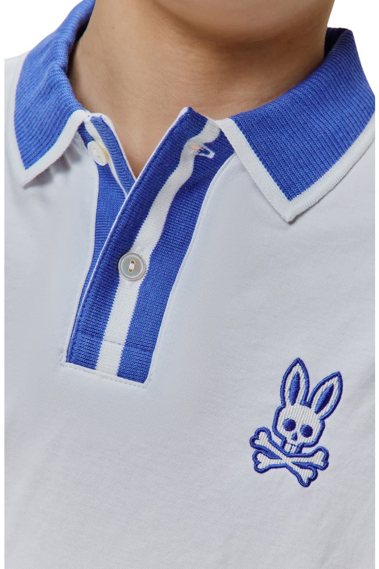 Kids' Ridley Tipped Piqué Polo, Alternate, color, WHITE