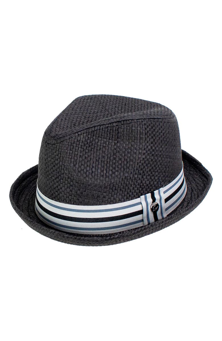 PETER GRIMM Depp Toyo Straw Fedora, Main, color,