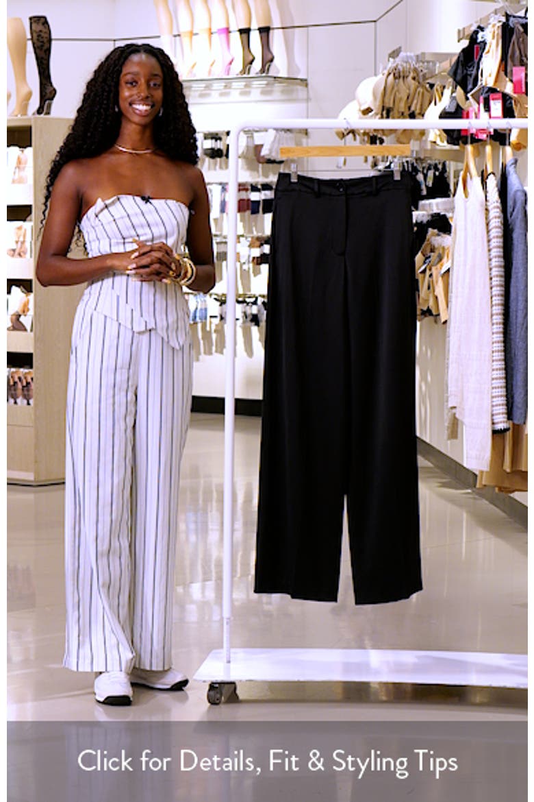 Satin Wide Leg Trousers video
