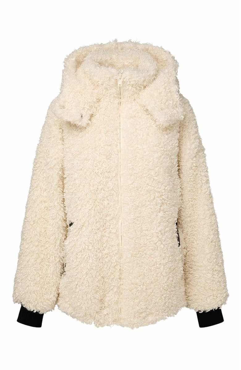 WeWoreWhat Hooded Jacket, Main, color, Ivory