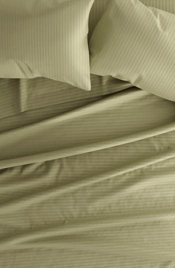 HOME SPUN Premium Ultra Soft Striped 4-Piece Bed Sheet Set