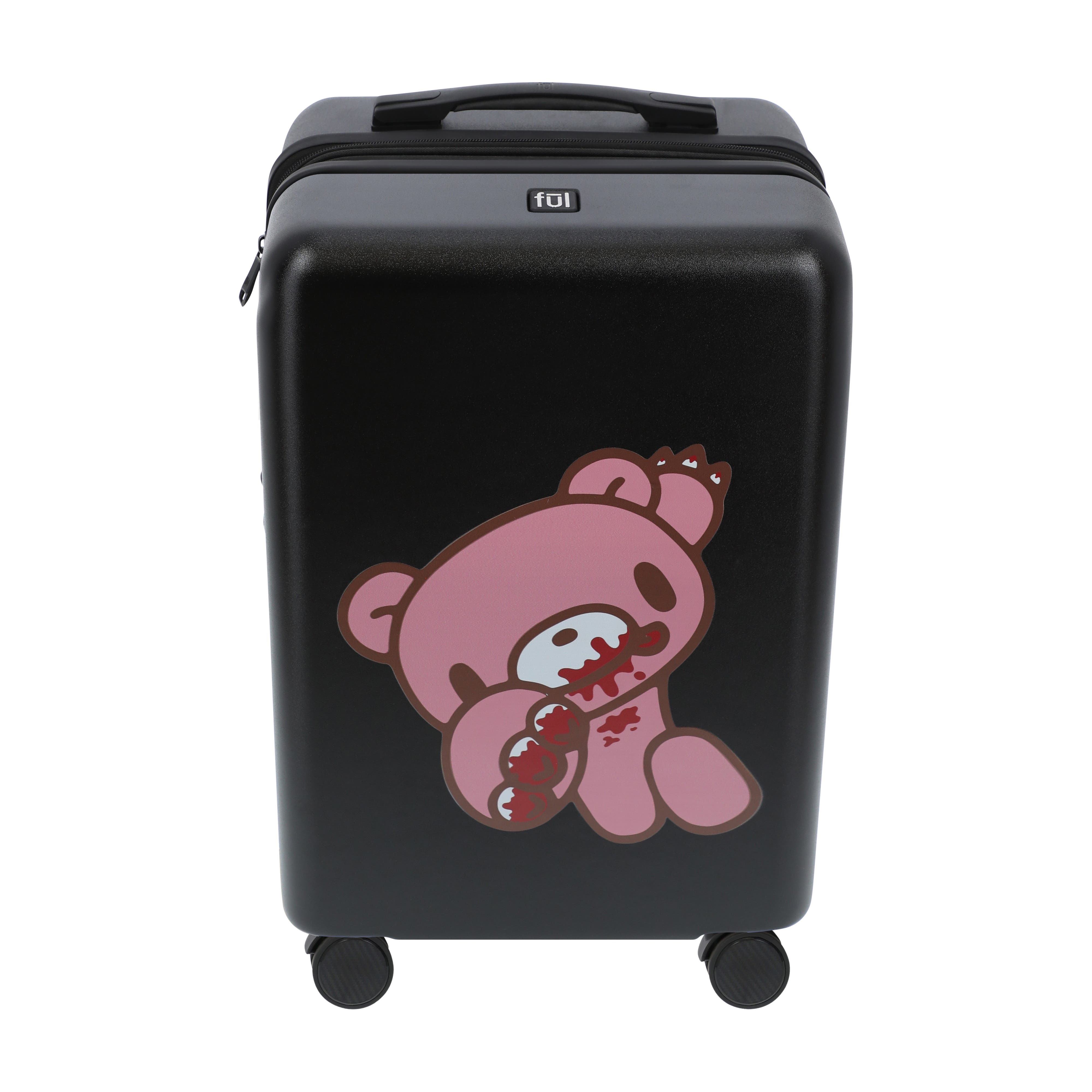 Ful GLOOMY BEAR  22.5" CARRY-ON LUGGAGE, Alternate, color, Black