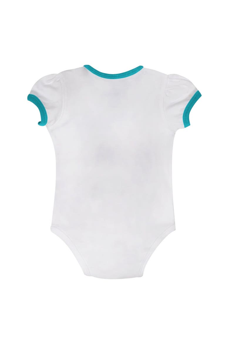 Newborn & Infant Miami Dolphins Love My Team Bodysuit & Skirt Set, Alternate, color, Aqua