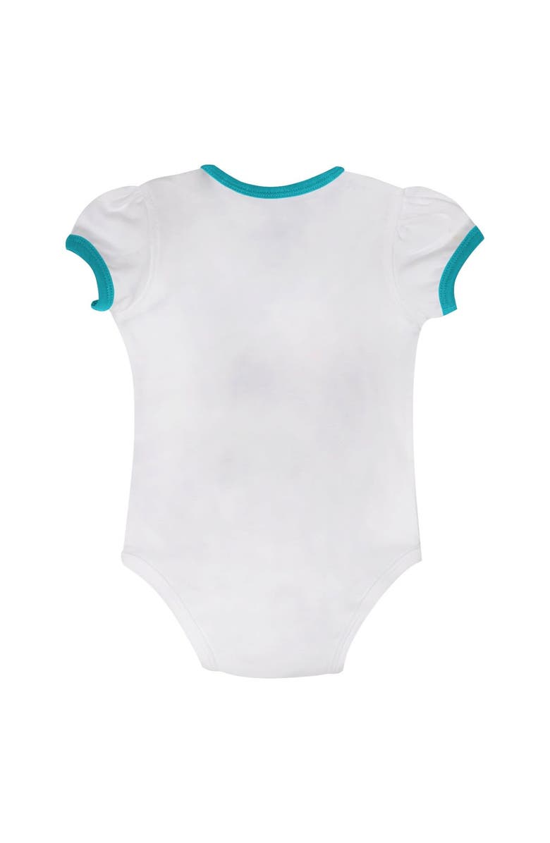 Outerstuff Newborn & Infant Miami Dolphins Love My Team Bodysuit & Skirt Set, Alternate, color, Aqua