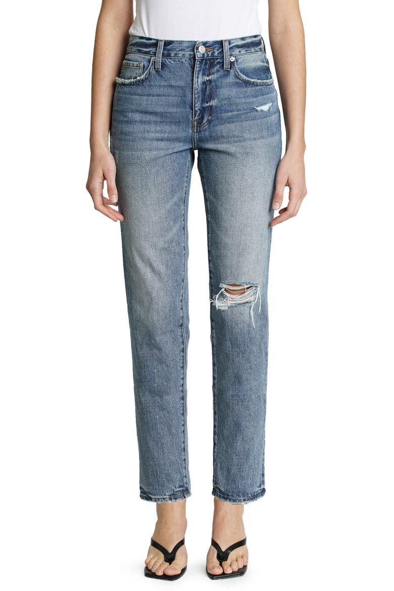 Presley High Waist Boyfriend Jeans, Main, color, ANTIDOTE