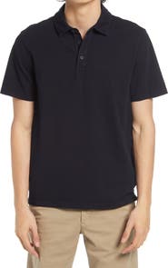 Vince Regular Fit Garment Dyed Cotton Polo
