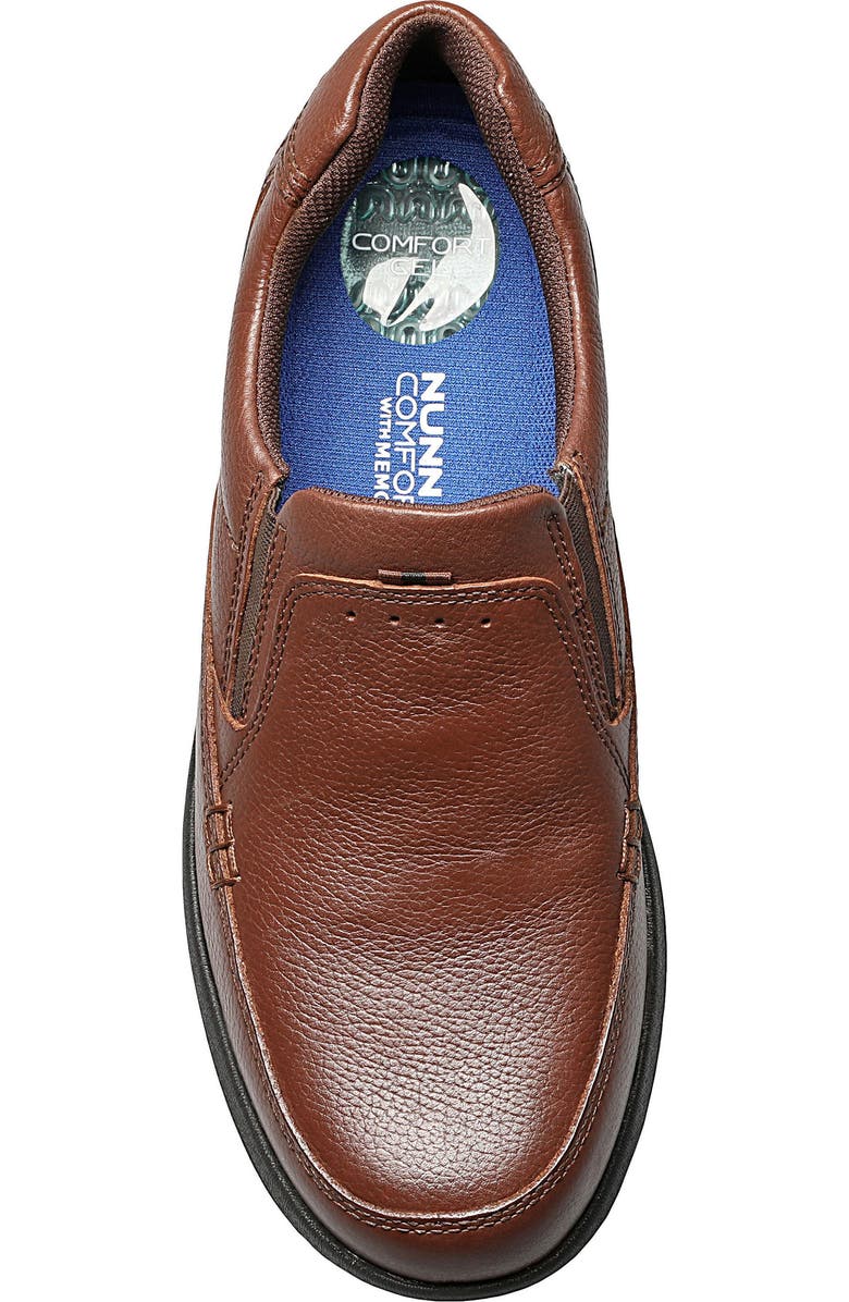 NUNN BUSH Cam Moc Toe Slip-On, Alternate, color, Cognac Tumble
