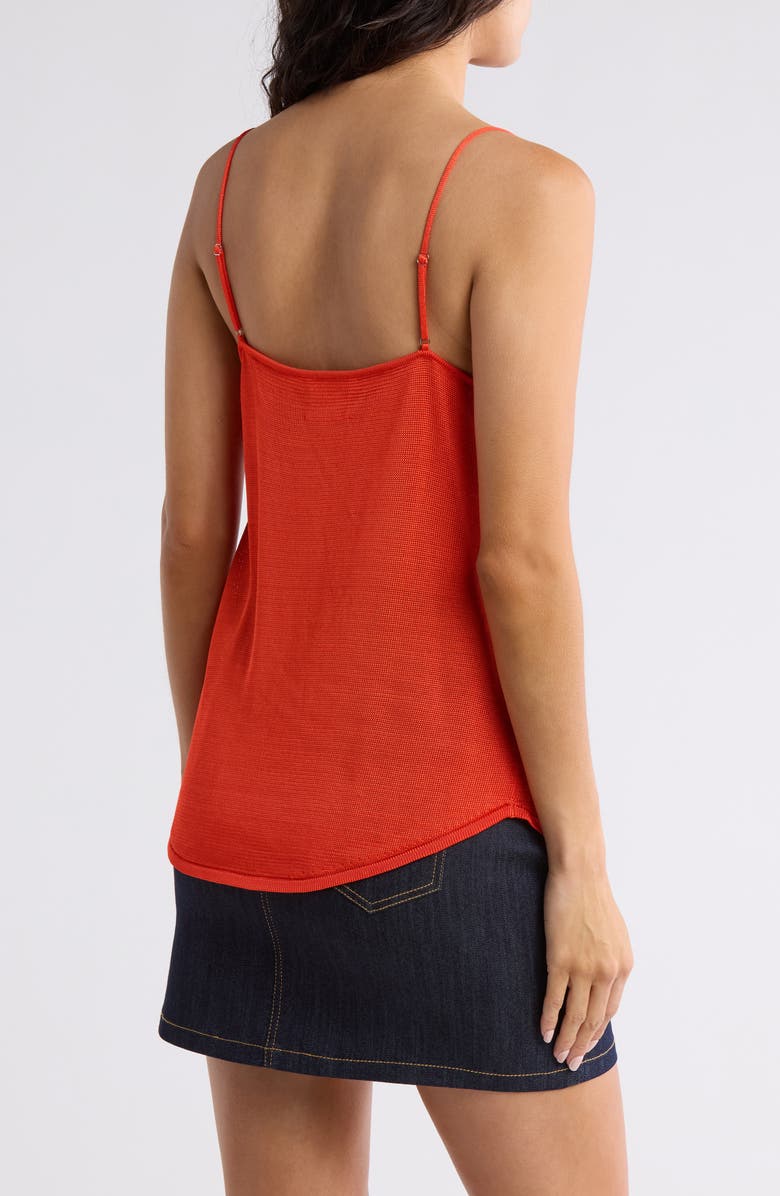 Cinq à Sept Marta Knit Camisole, Alternate, color, Cherry Tomato