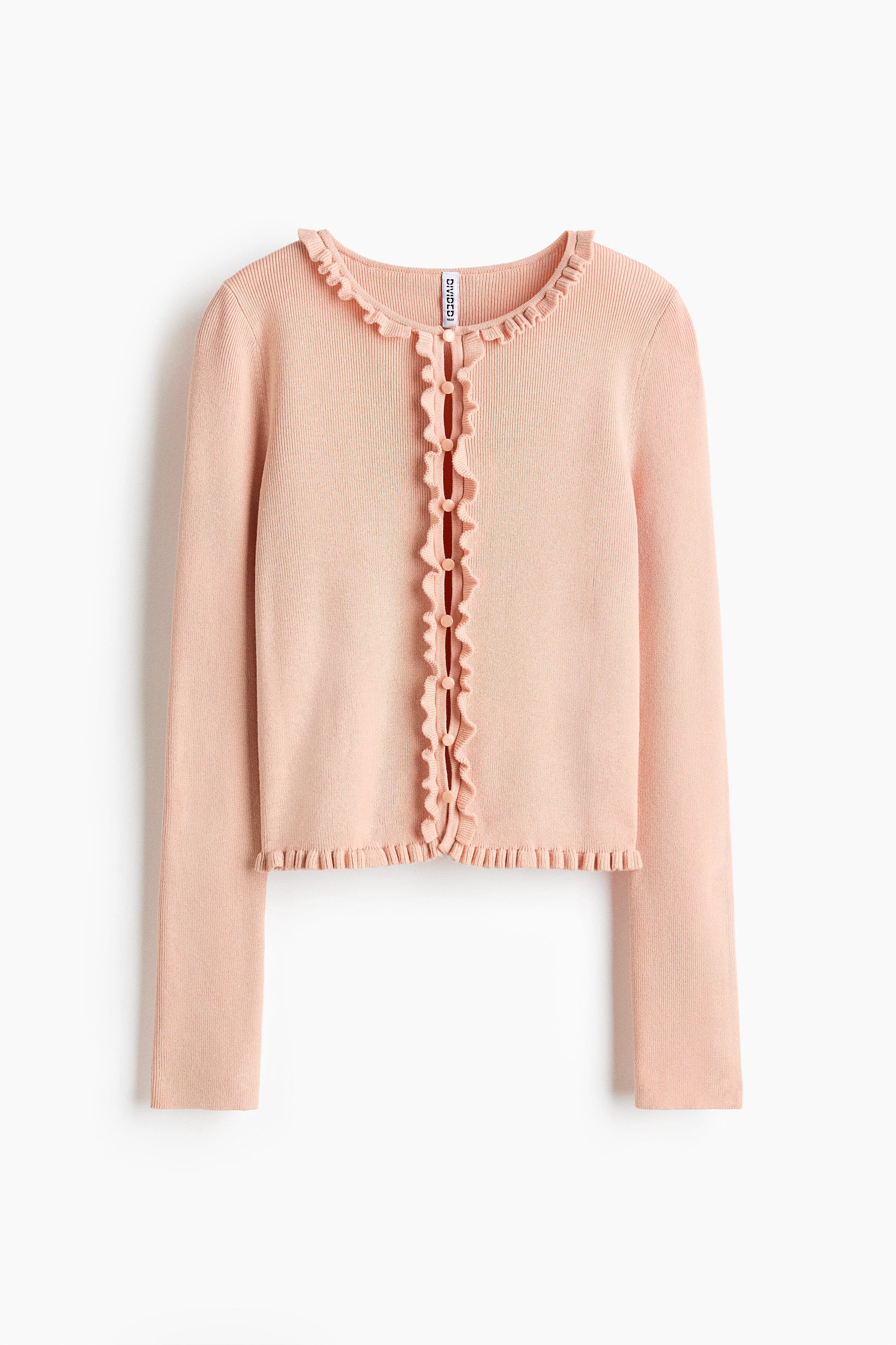 Frill-trimmed Cardigan - image 3