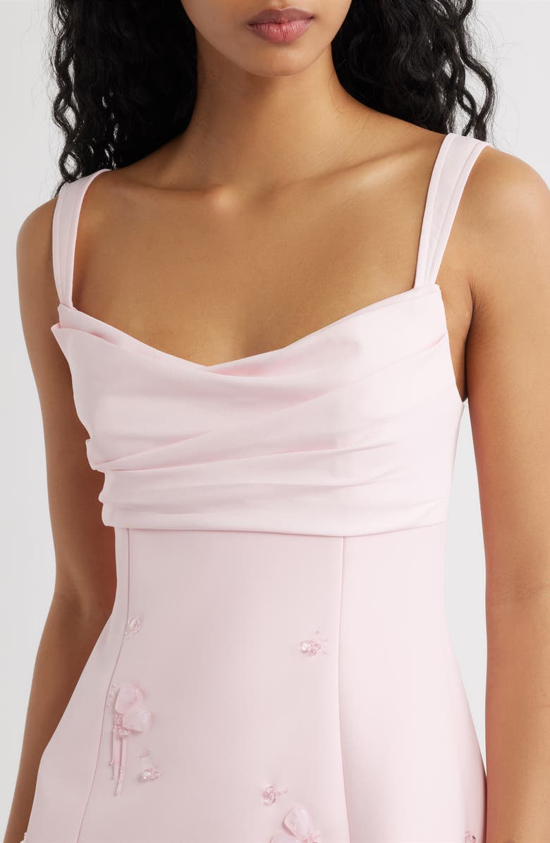 Acler Kendi Bead Embellished Cocktail Minidress, Alternate, color, Fairy Floss
