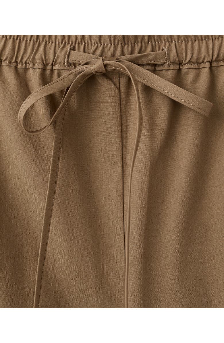 MANGO Embroidered Side Stripe Cotton Drawstring Pants, Alternate, color,