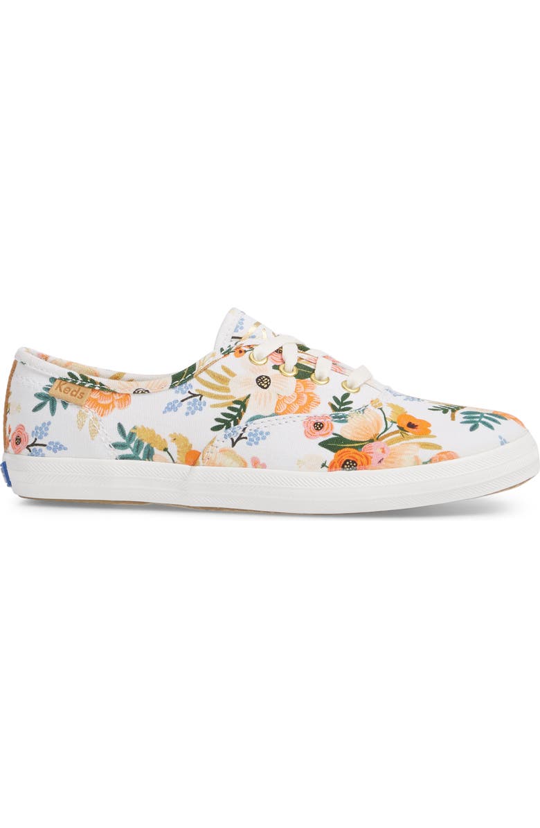 Keds<sup>®</sup> x Rifle Paper Co. Floral Print Champion Sneaker, Alternate, color,