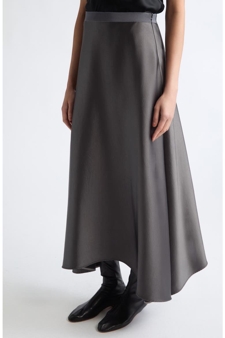 Carina Fluid Midi Skirt, Alternate, color, SLATE GREY