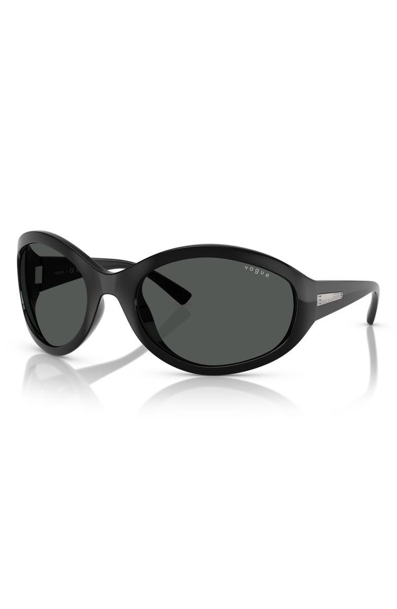 VOGUE 65mm Oversize Oval Sunglasses, Alternate, color,