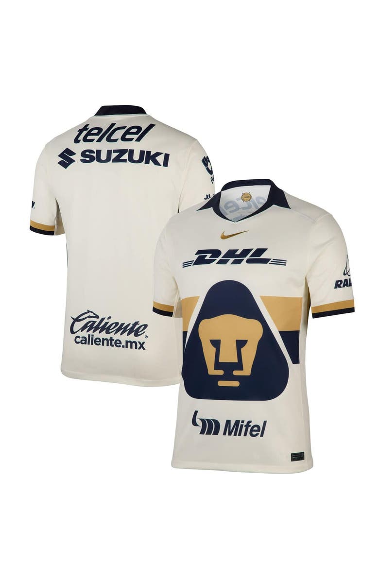 Nike Men's Nike Cream Pumas 2025/26 Home Replica Jersey, Main, color, Cream