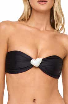 LSPACE Luminescent Strapless Bikini Top