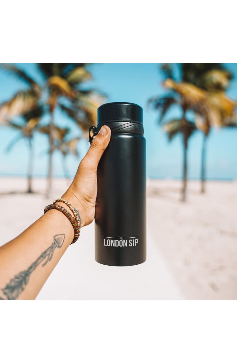 London Sip Infuser Bottle 25oz, Alternate, color, Black
