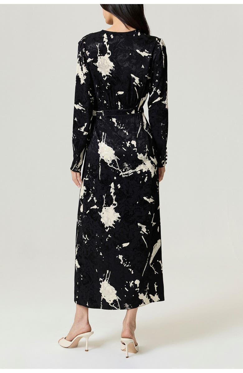 Nocturne Printed Wrap Maxi Dress, Alternate, color, Multi-Colored