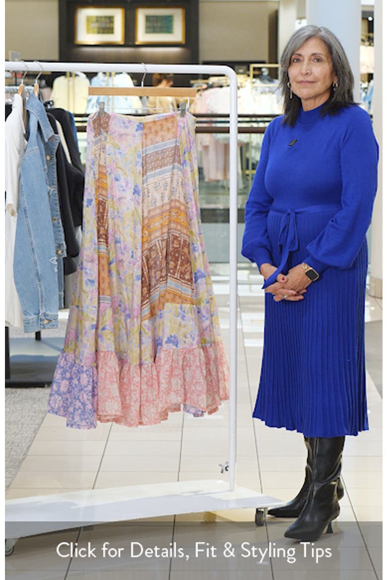 Santa Eulalia Mix Print Maxi Skirt video