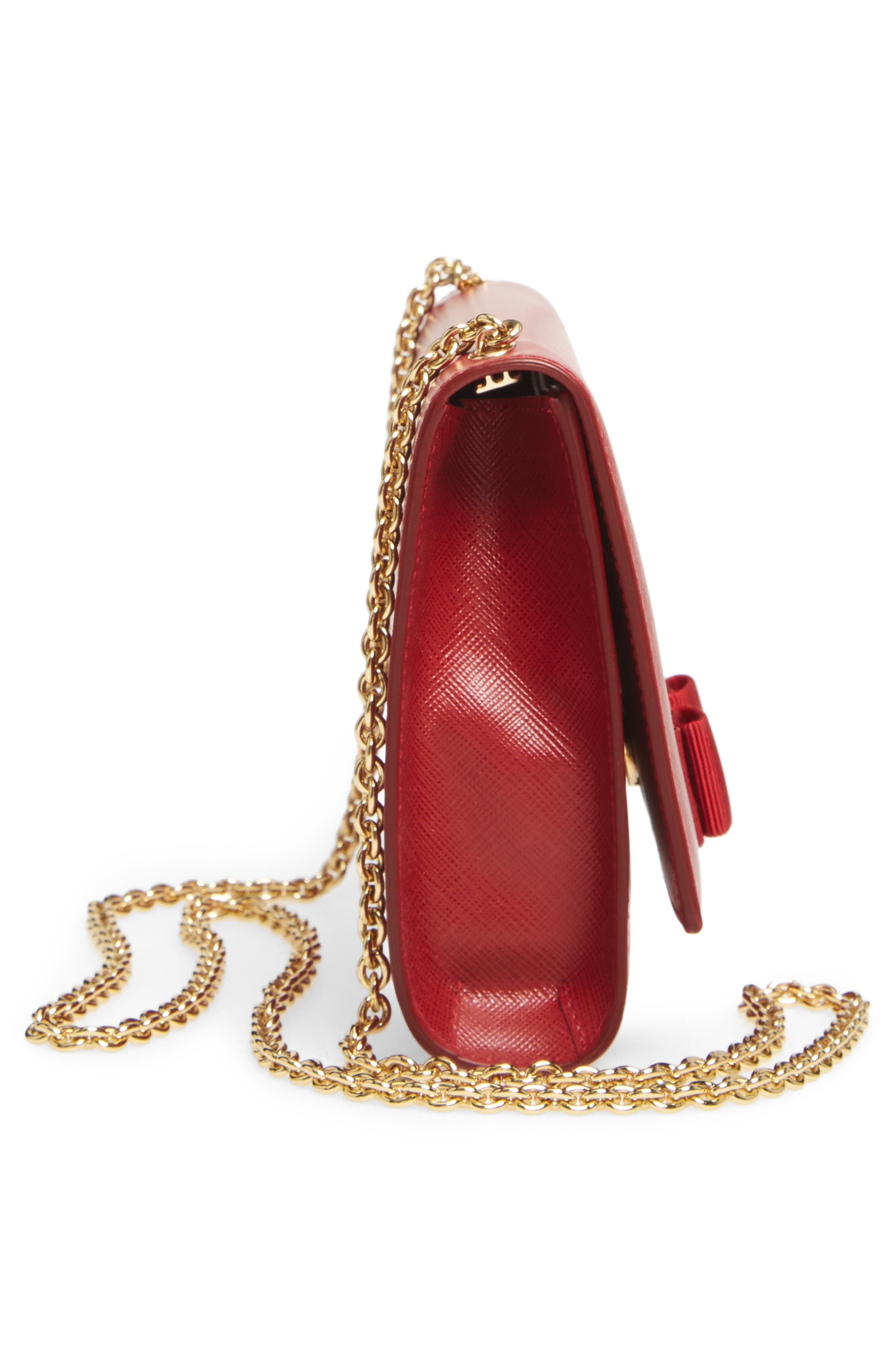 FERRAGAMO Salvatore Ferragamo Mini Vara Leather Crossbody Bag, Alternate, color, 